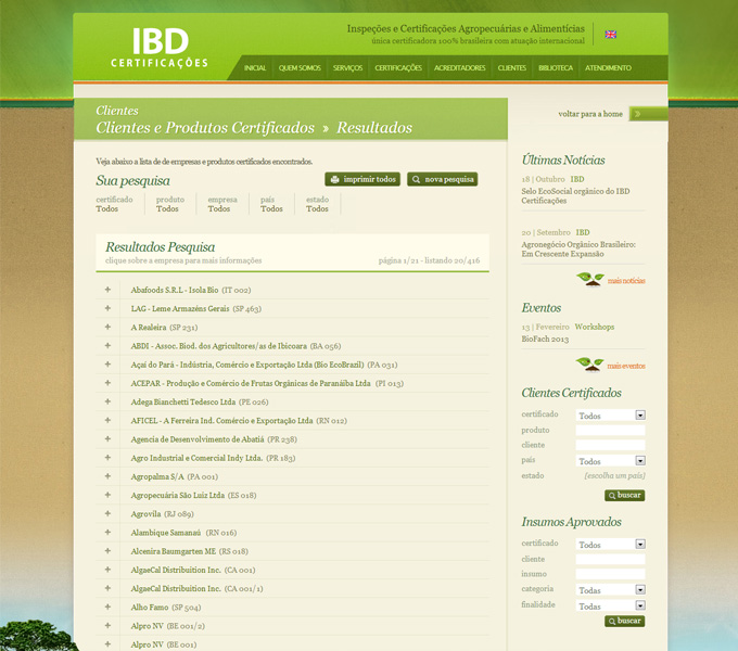 IBD Certficações